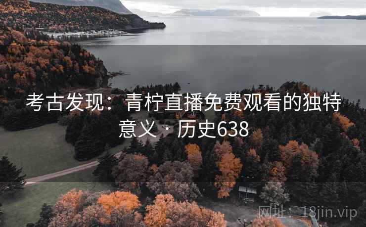 考古发现:青柠直播免费观看的独特意义 · 历史638 考古发现:青柠直播免费观看的独特意义 · 历史638